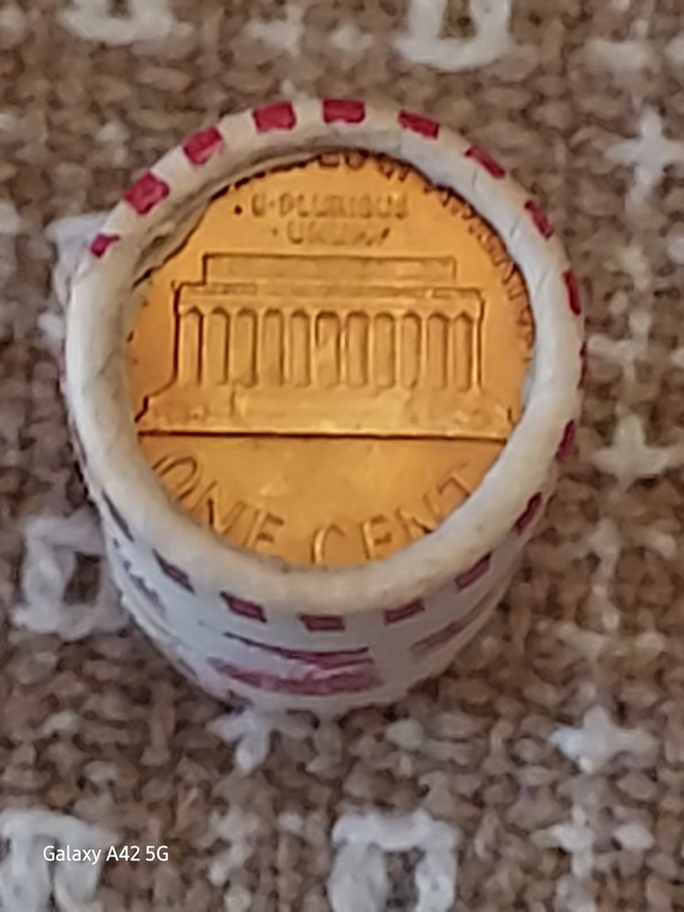 1977 P Cent Penny Roll OBW BU