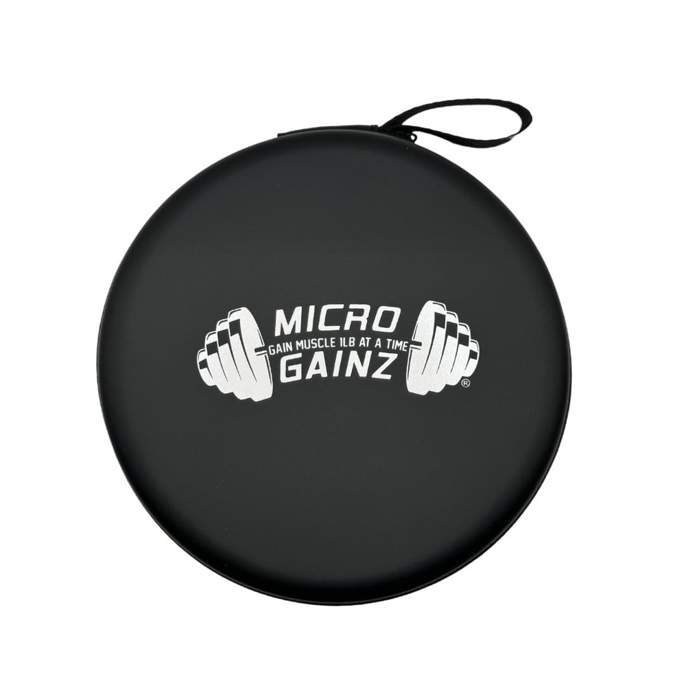Micro Gainz Hard Shell Carrying Case for 2.5LB Dumbbell Micro Plates