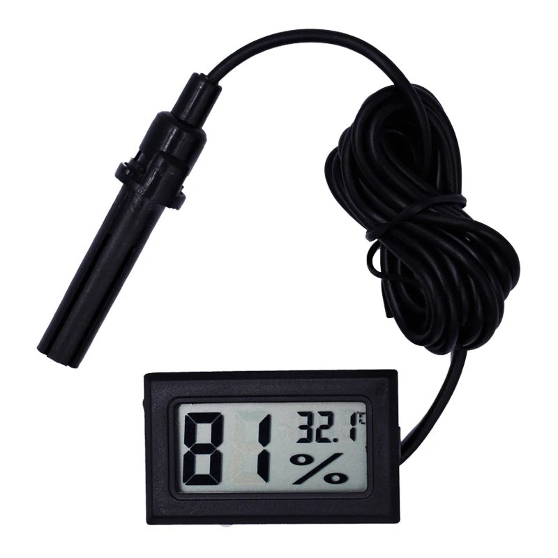 Digital LCD Thermometer Hygrometer Temperature Humidity Meter Probe