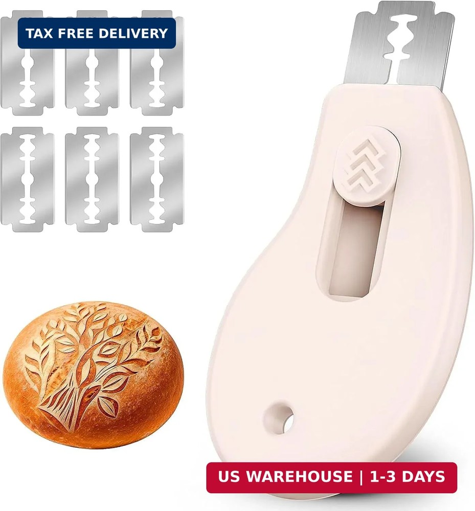 Bread Lame Sourdough Scoring Tool, Extractable & Magnetic Bread Scoring Tool, Br