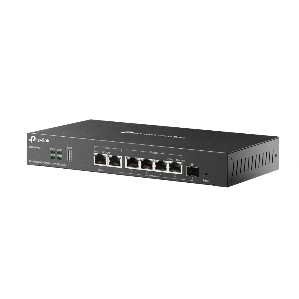 TP-Link ER707-M2 | Omada 7-Port Multi-Gigabit Multi-WAN VPN Router