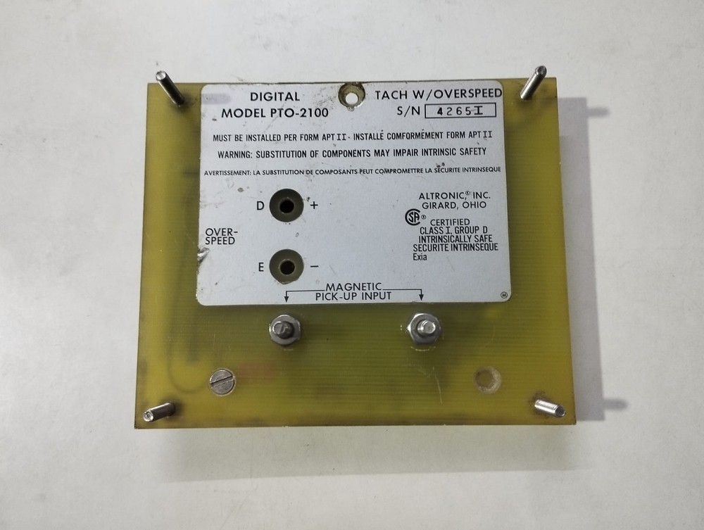 ALTRONIC PTO-2100 DIGITAL TACHOMETER