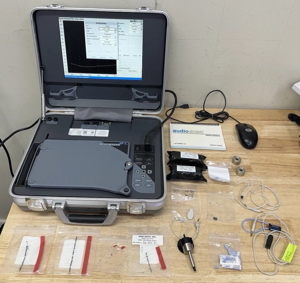 Audioscan RM500SL Hearing Aid Analyzer Untested