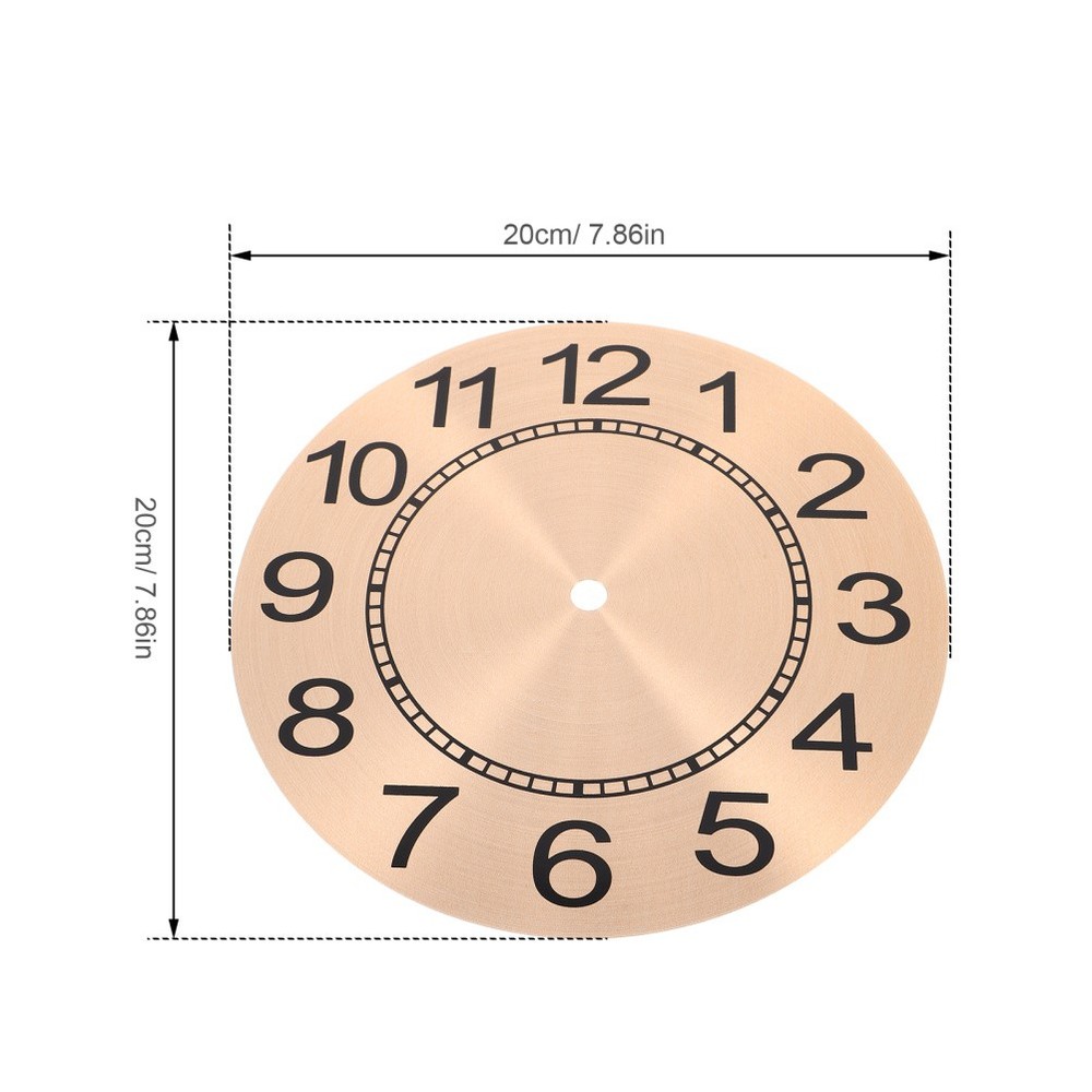 Metal Dial Accessories Replacement Clock Parts DIY Faces for Making