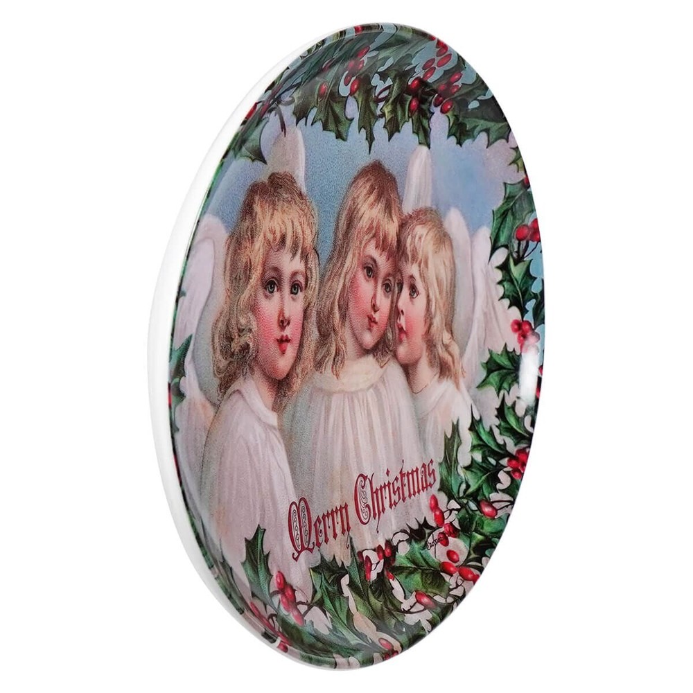 Merry Christmas Angel Platter