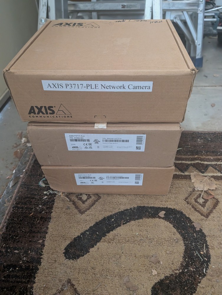 New!! Axis P3717 PLE Mutihead 4 Sensor Camera Network Camera