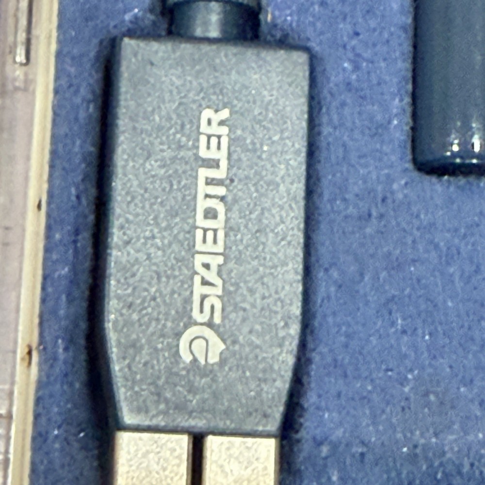 Staedtler Mars Masterbow 551 11 A6 Drafting Compass Set Germany Complete Case