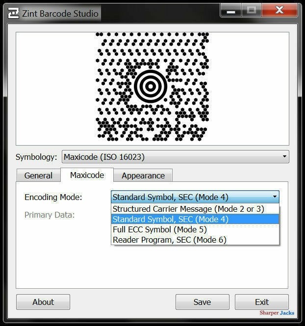 Zint Barcode Generator - UPC QR Code Creator Software - 50+ Formats - Windows CD