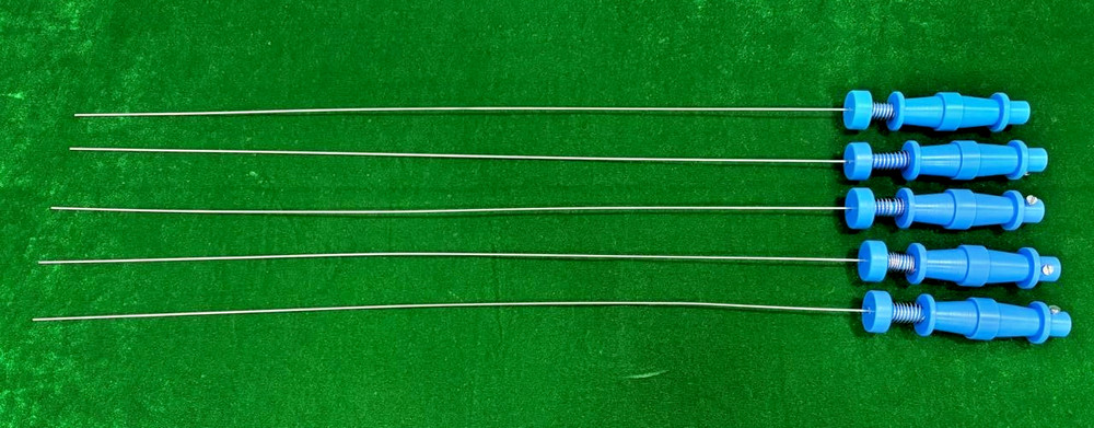 5pc Laparoscopic PCNL Bipronge Forceps 3FR 40cm Reusable Surgical Instruments