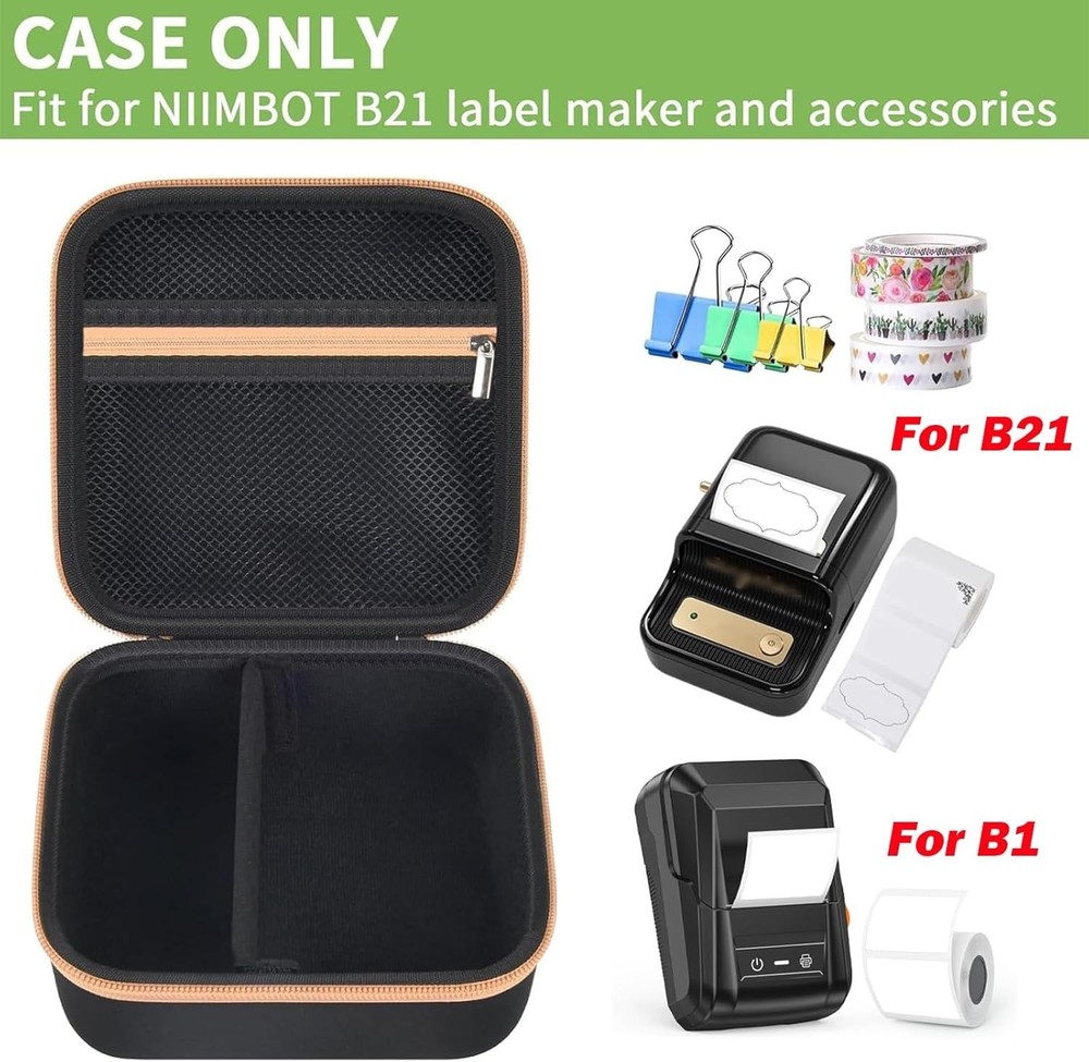 Case Compatible with NIIMBOT B21 / B1 Label Maker Wireless Thermal Label Prin...