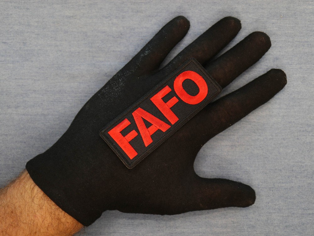 FAFO Patch- 4x1.5 inch - P7874