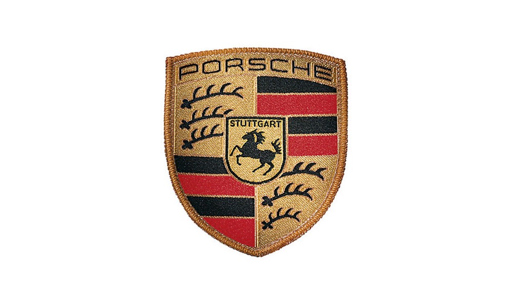 Porsche Sew On Crest Patch