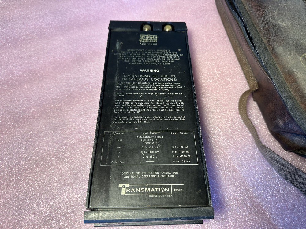 TRANSMATION 1091-01 PRESSURE FLEXITESTER PD1121