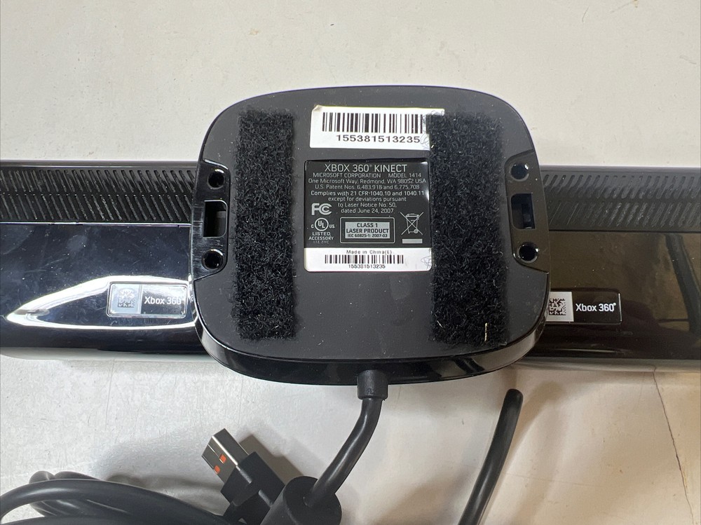 Genuine Microsoft XBOX 360 Kinect Sensor Bar Model 1414 Black