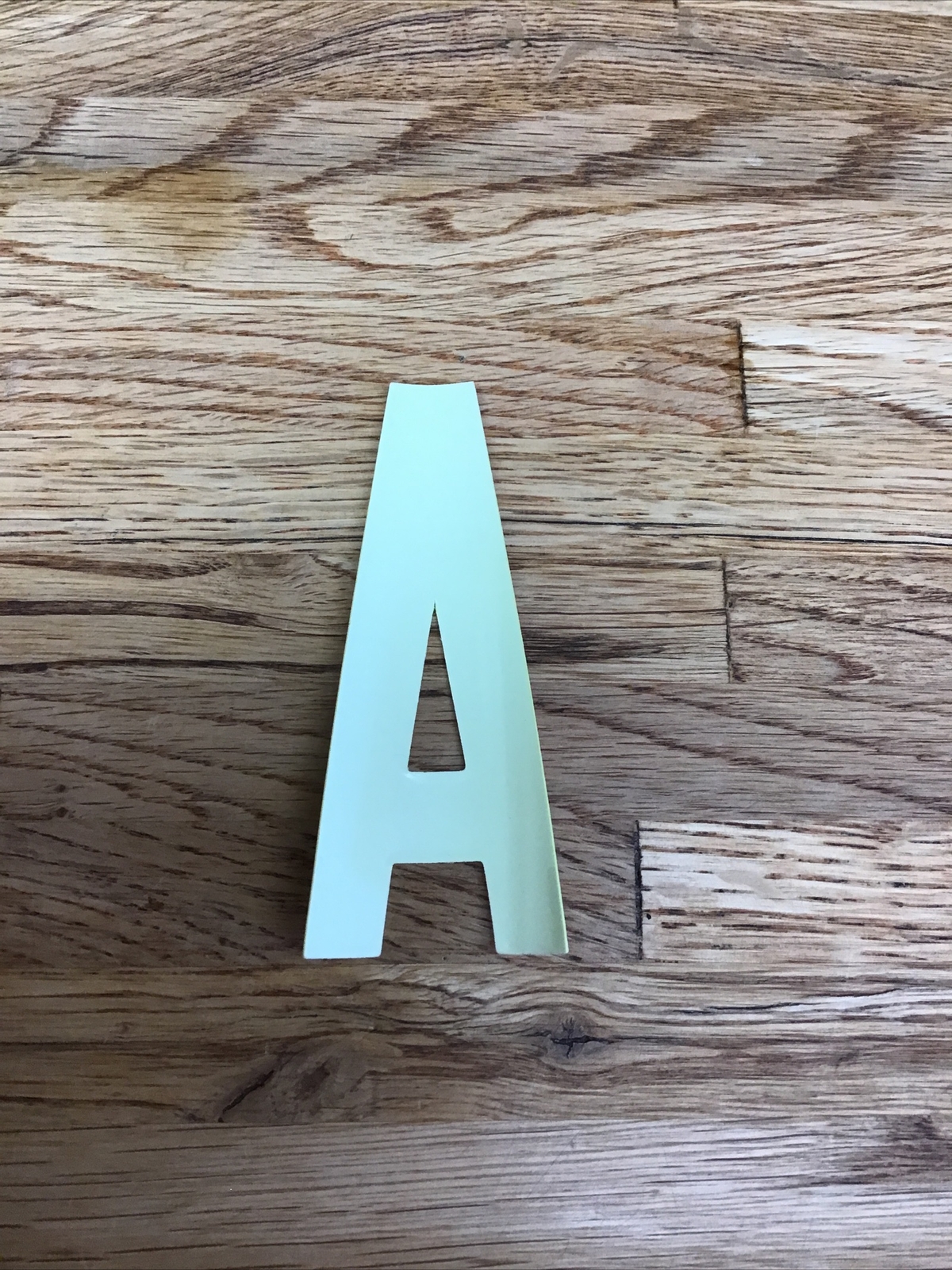 Firefighter / EMT Turnout Coat Reflective Iron-On Letter  “A” Lime Green D-6