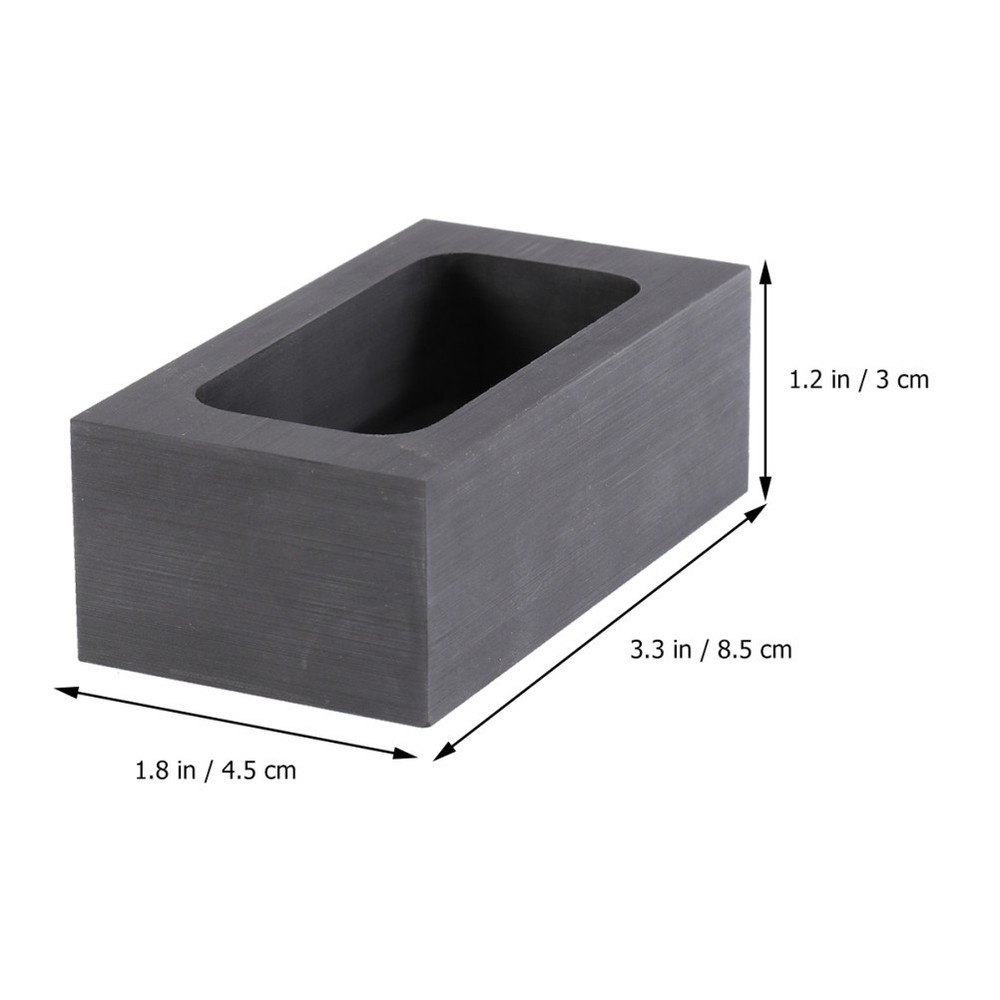 85 X45x30mm Thicken Mold Silver Graphite Ingot Casting