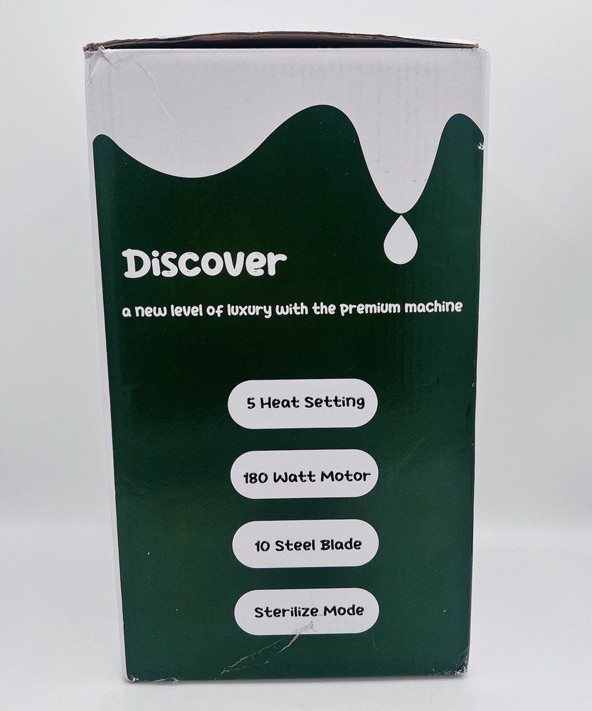 20oz Nut Milk Maker Machine ~ Multi-Functional Automatic w/ 10 Blades