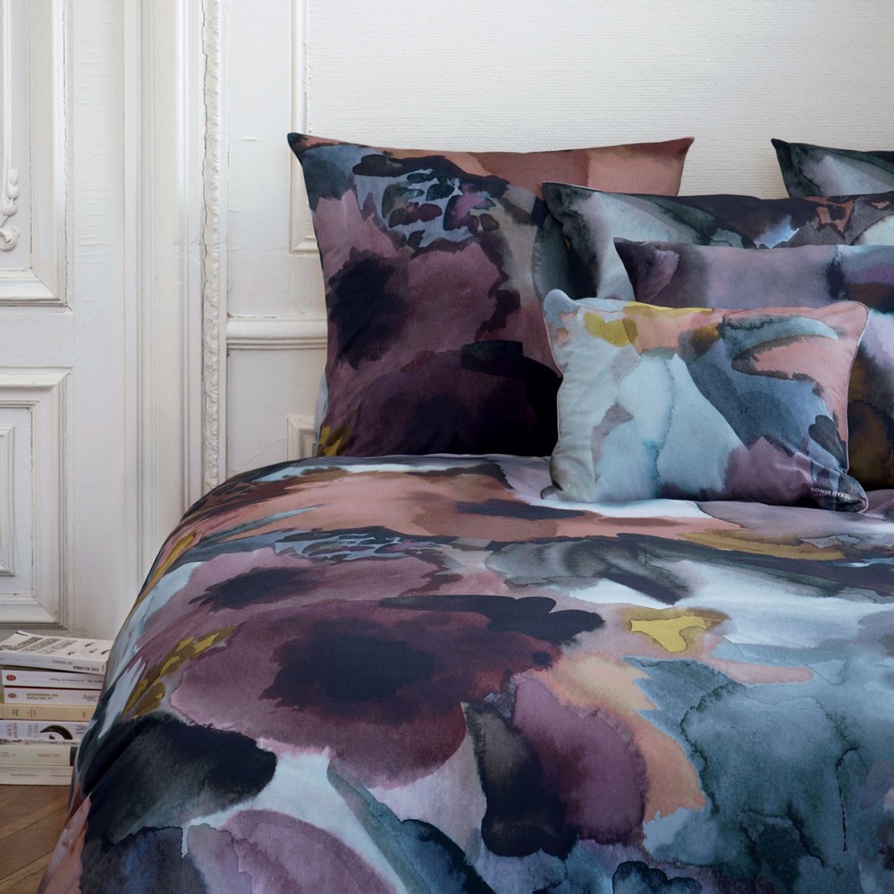 Sonia Rykiel Maison Eclat Plain Flat Sheet Queen Teal