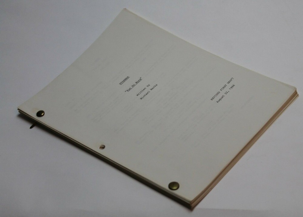 STARMAN / Michael Marks, 1986 alien Sci Fi TV Script "One for the Road"