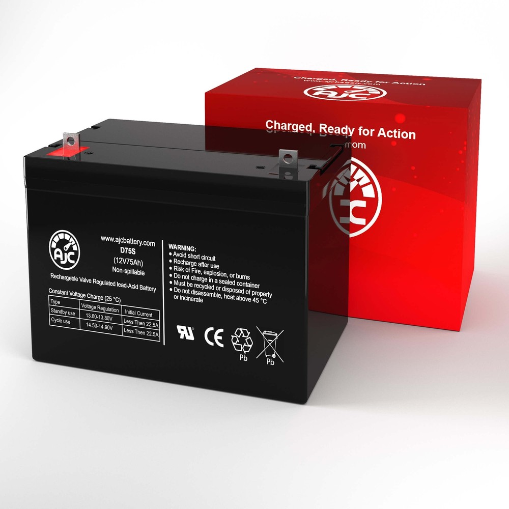 Interstate DCS-75BT 12V 75Ah UPS Replacement Battery