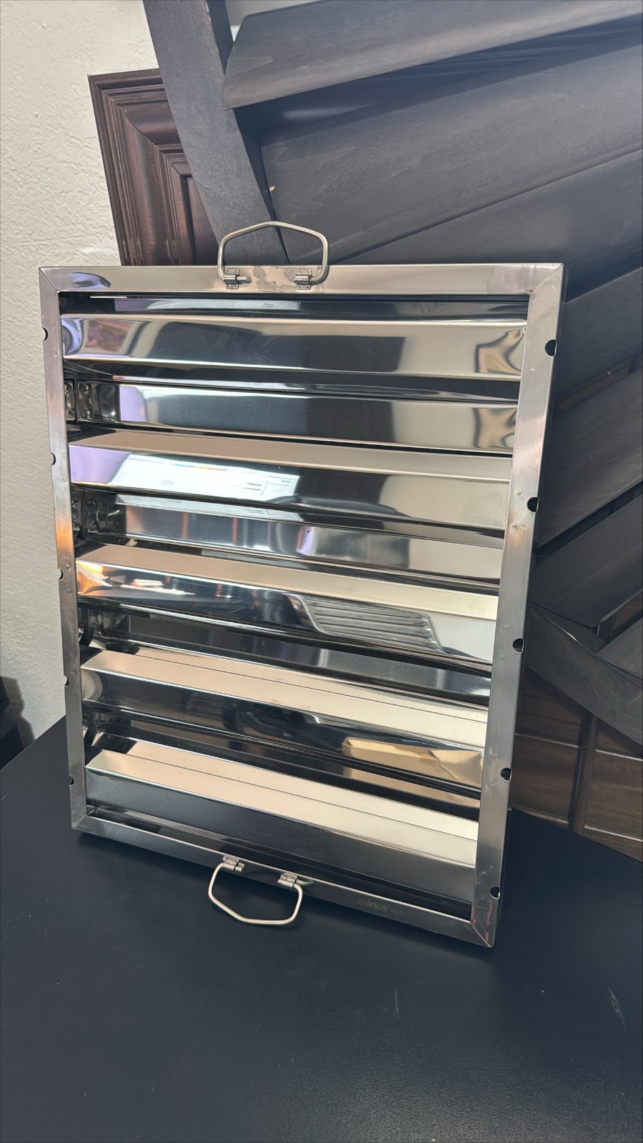 Winco HFS-2016 Stainless Steel Hood Filter 16” x 20” x 1.5” Commercial Kitchen