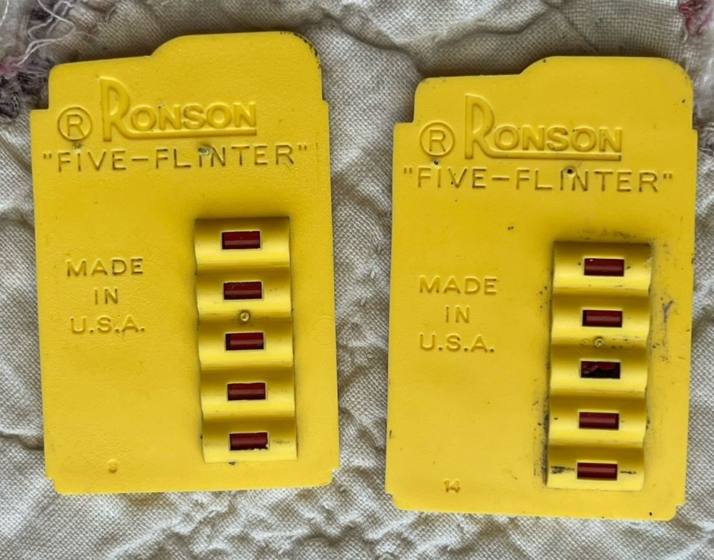 Vintage Ronson Flints 5