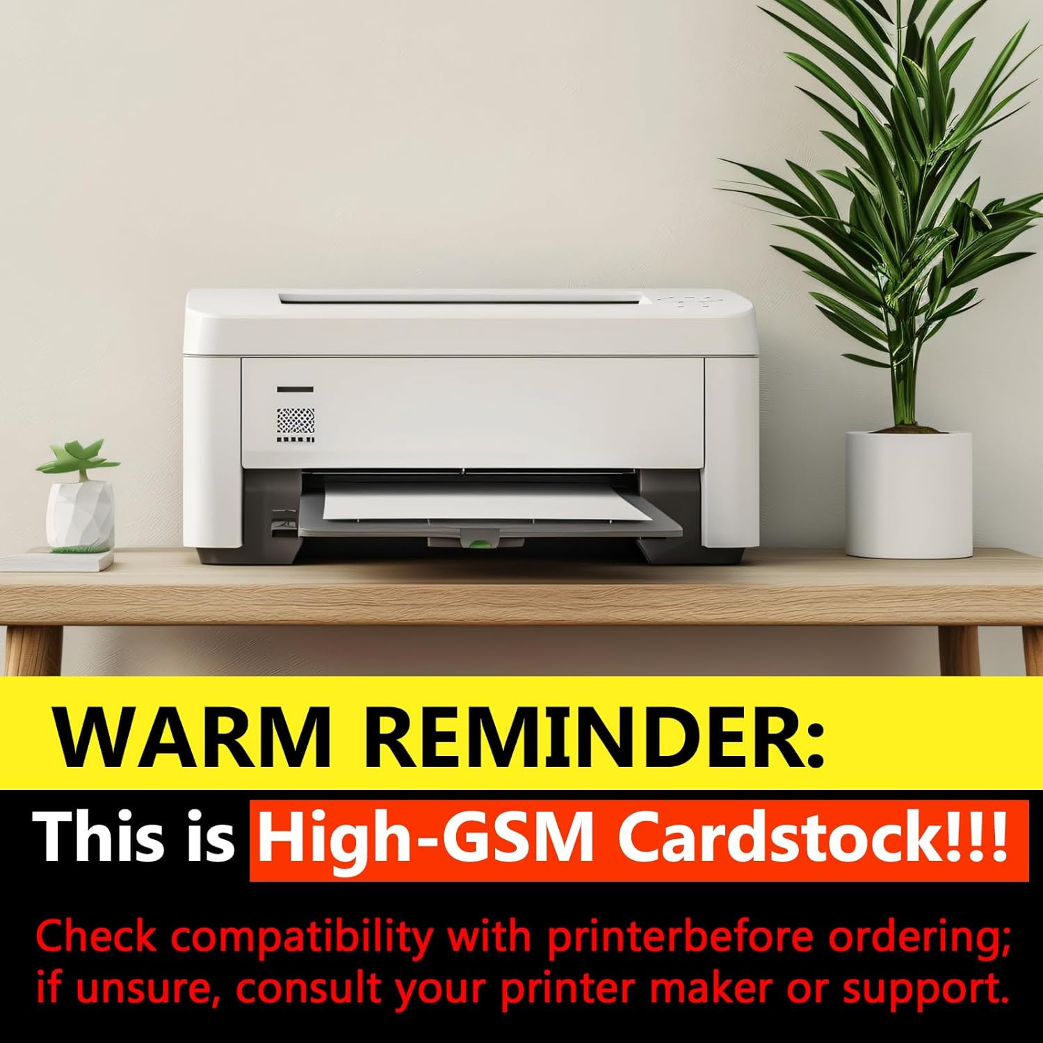 100 Sheets White Cardstock 8.5” X 11”, 92Lb/250Gsm Card Stock, Thick Card Stock