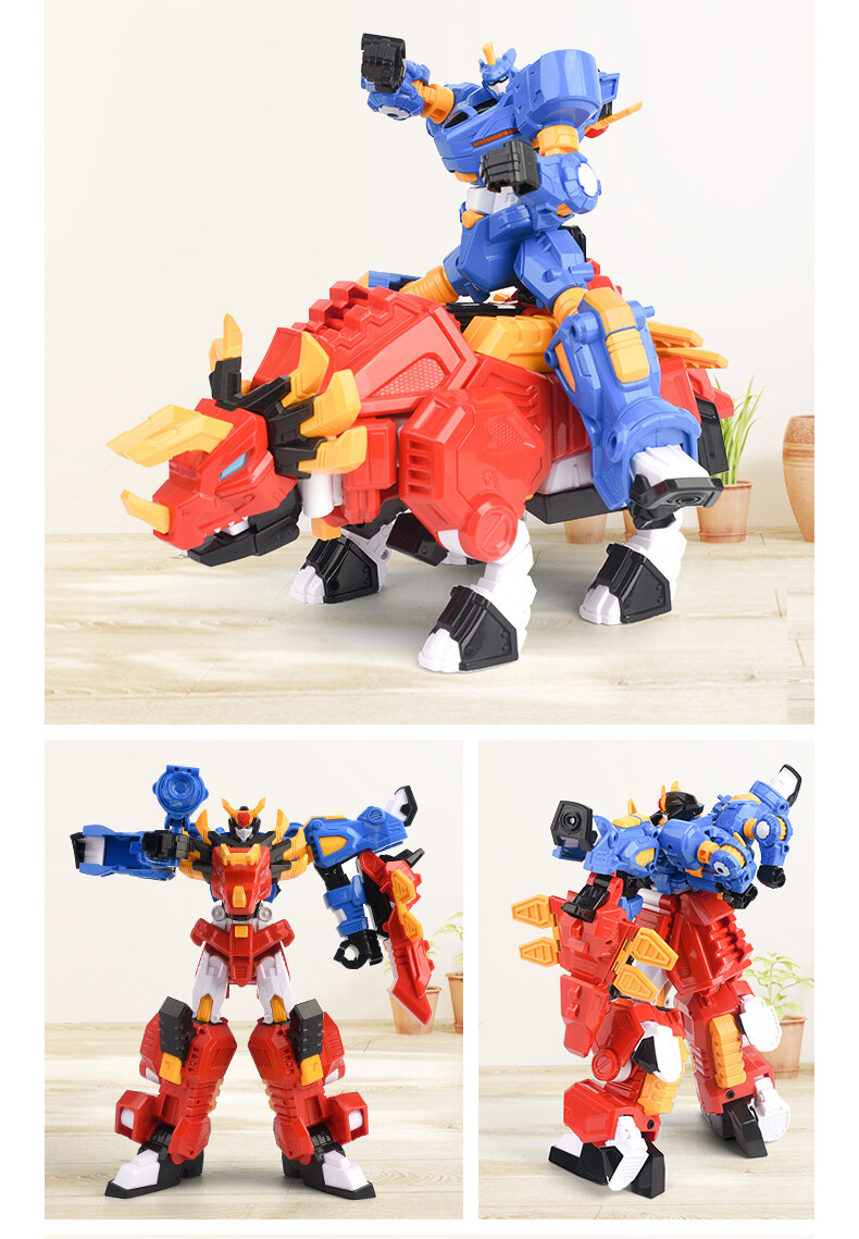 Kids Toy MiniForce Super Dino Power TYRANNO THUNDER Robot Car Bot Model Figure