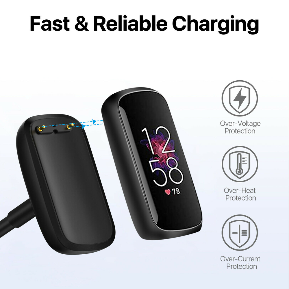 3.3FT Charger Cable for Fitbit Luxe/Fitbit Charge 5 USB Charging Power Adapter