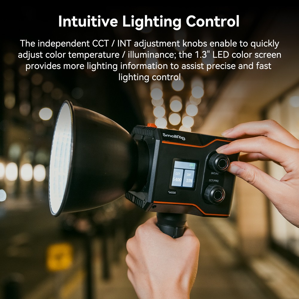 SmallRig RC 60B COB Video Light with Fast Charging + 29cm Parabolic Softbox