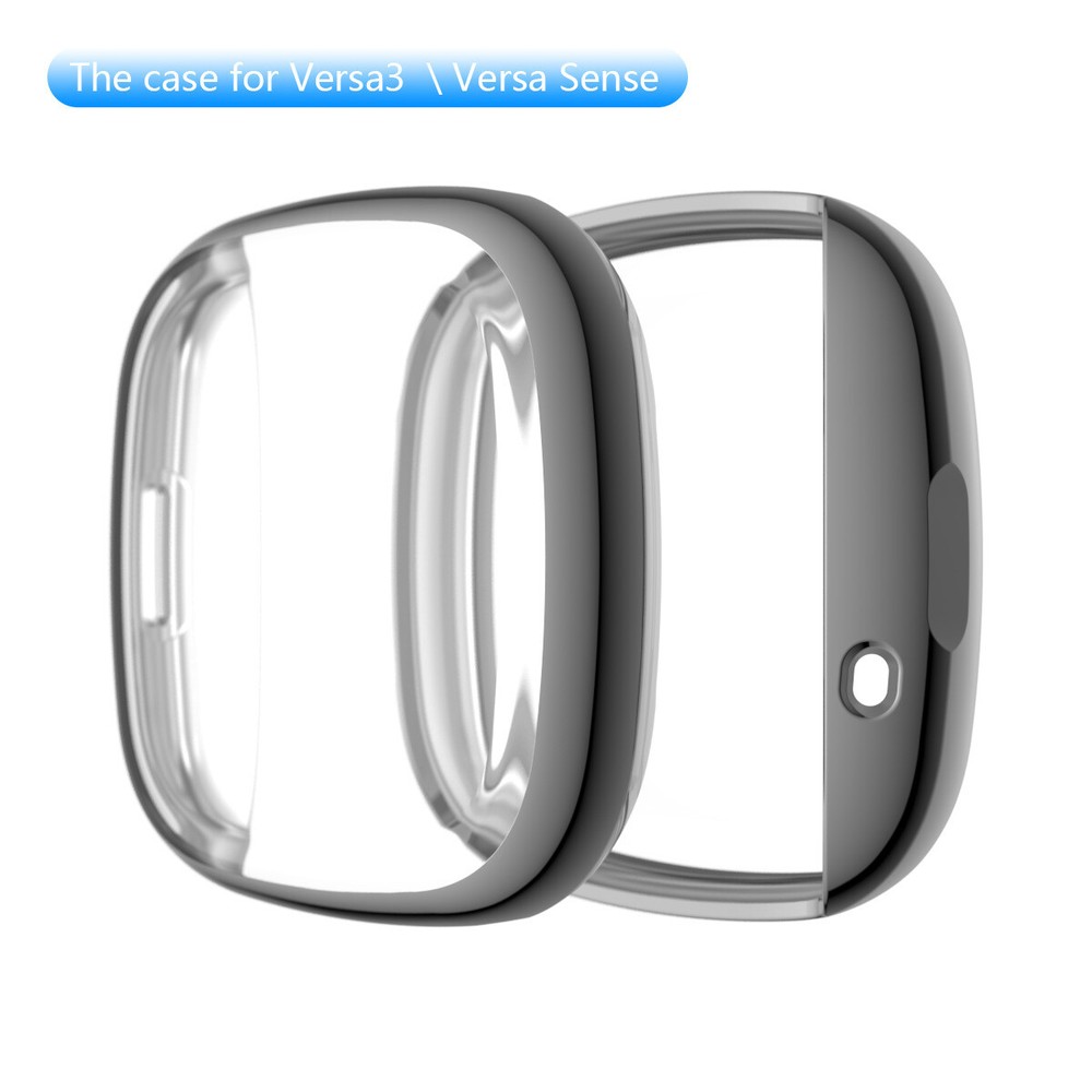 For Fitbit Versa 3 Fitbit Sense Screen Protector Soft TPU Case Full Body Cover