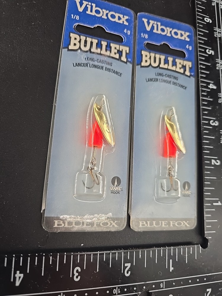 [2] Blue Fox Vibrax Bullet 1/8 OZ