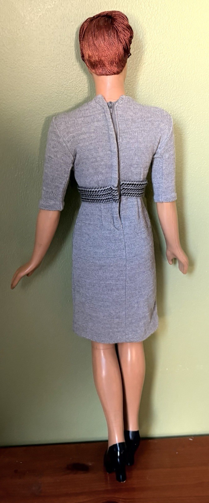 Vintage Margit Nilsen Department Store Tabletop Mannequin Composition-Stand 27”