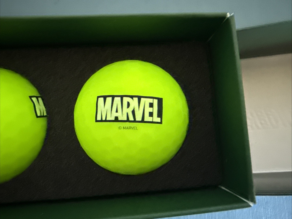 Volvik Vivid Soft Marvel Golf Balls Set Pack Green HULK