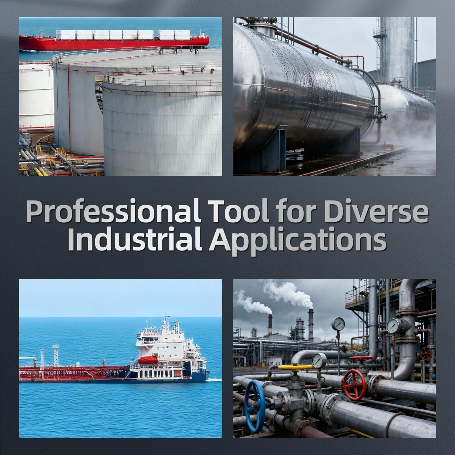 Oil Gauging Tape 33ft Stainless Steel Sounding Tape Measure for Oil Tanks