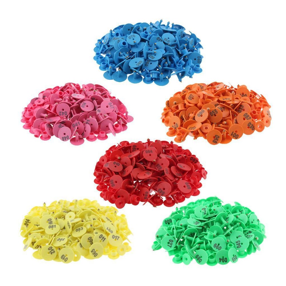 100PCS Small Numbered Livestock for Cow