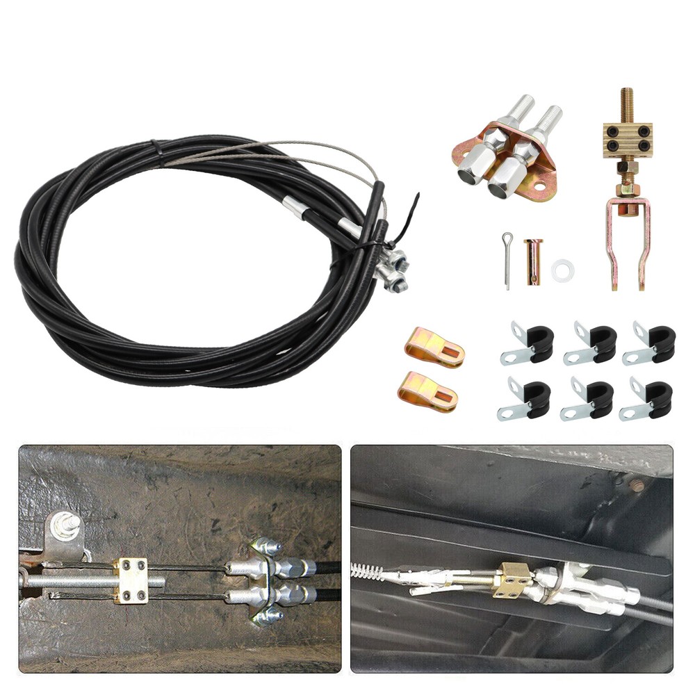 330-9371 Emergency Parking Brake Cable Complete Kit Universal