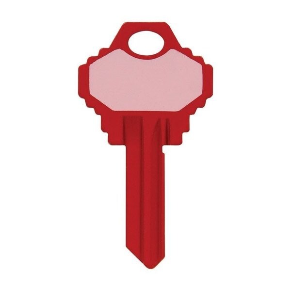 RED WRITE-ON-IT SCHLAGE SC1 KEYBLANK
