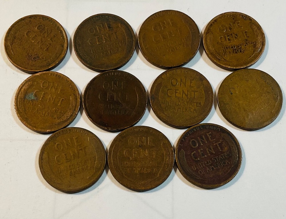 1909-1919 LIncoln Wheat Cents