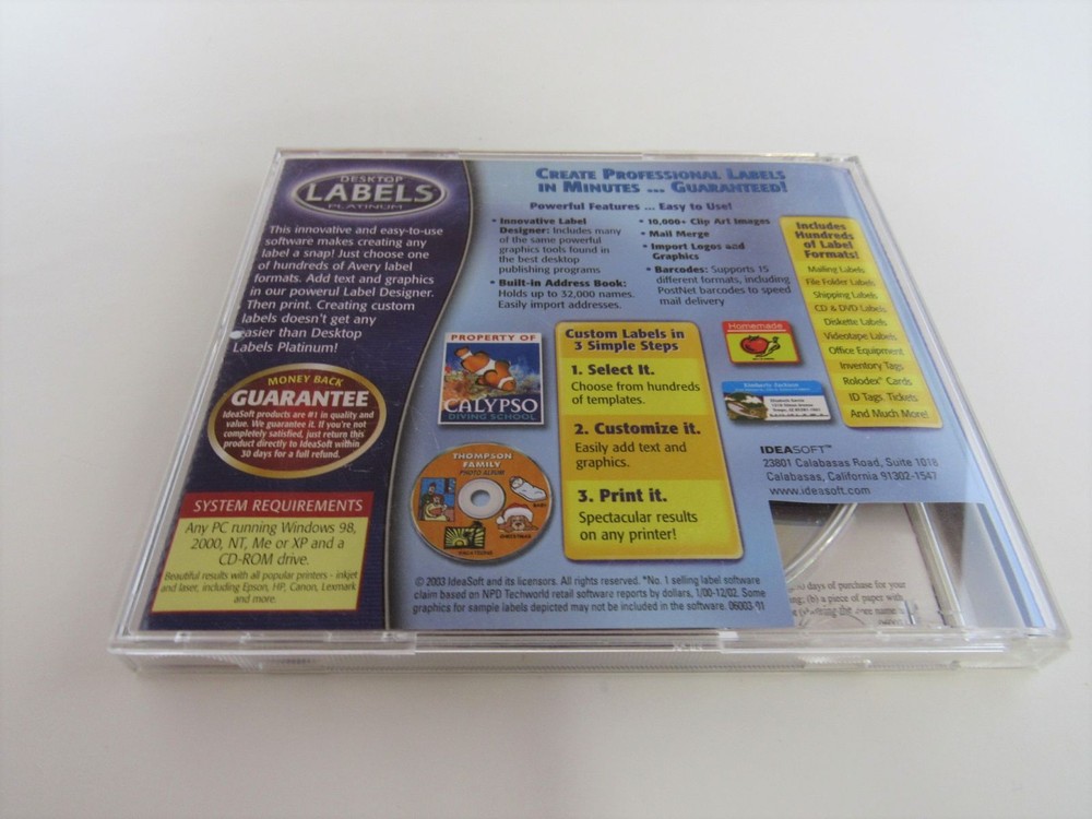 Ideasoft Desktop Labels Platinum