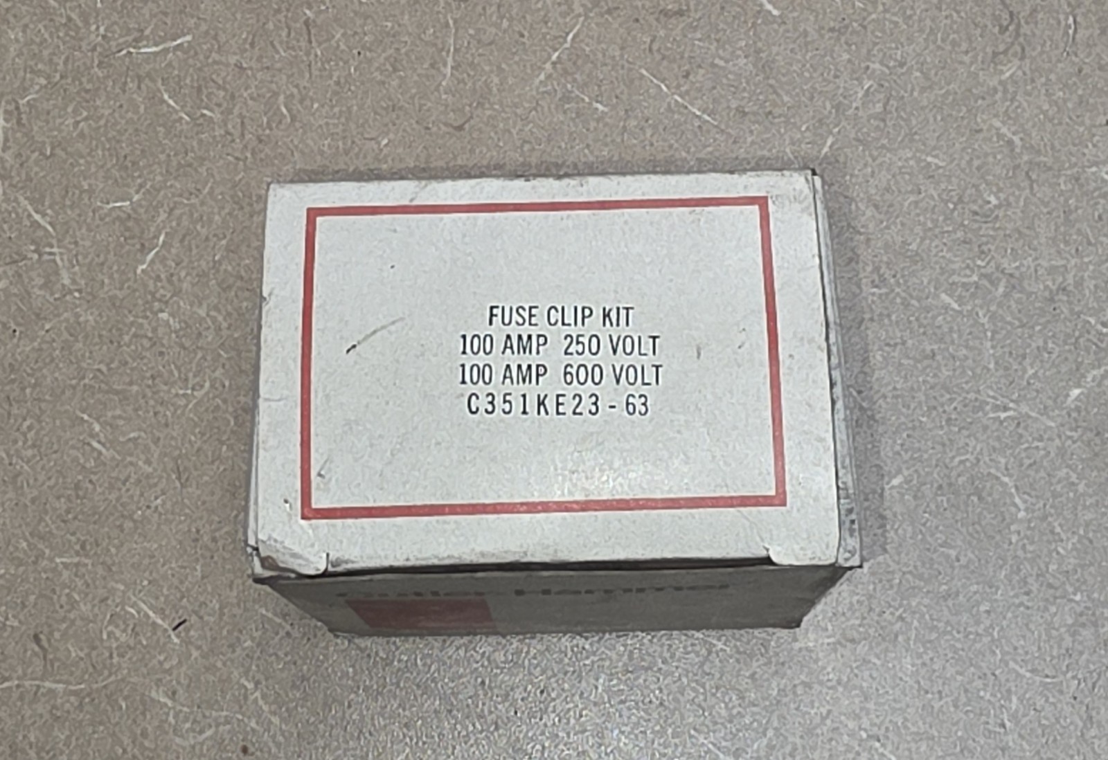 Cutler-Hammer C351KE23-63 Fuse Clip Kit 100 Amp 250/600V