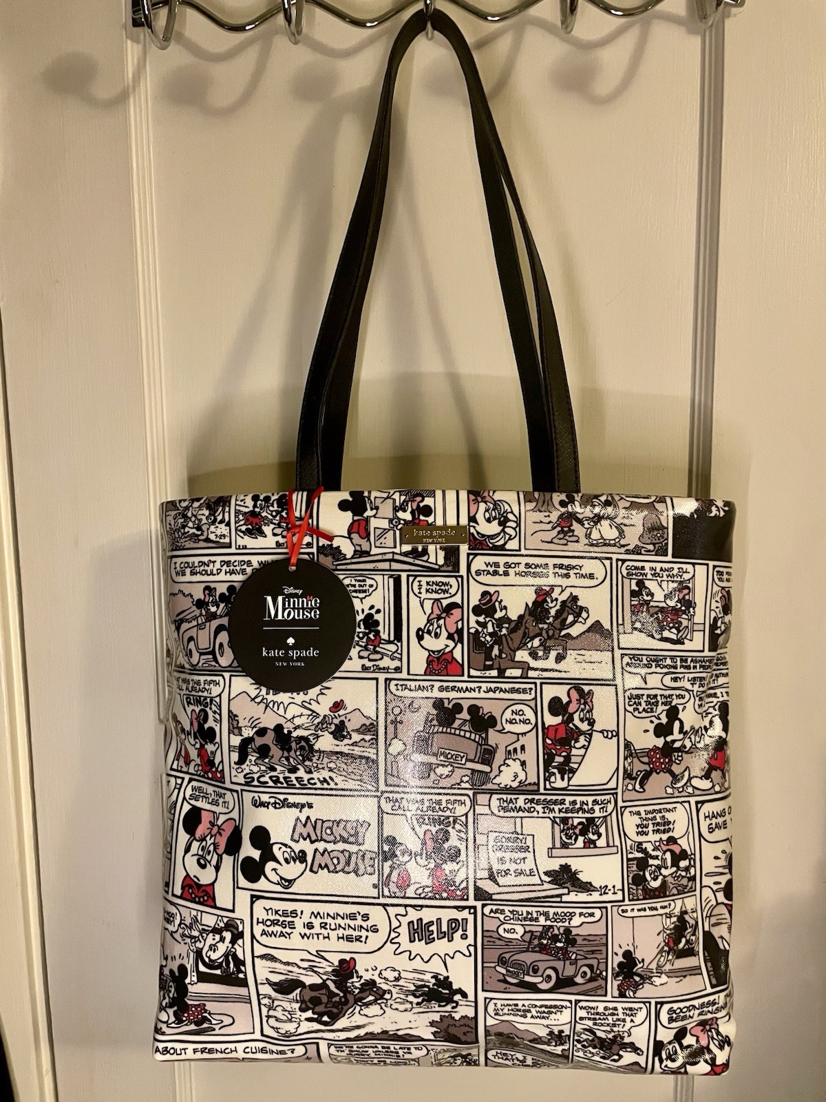 Kate Spade New York X Minnie Mouse Comic Book Tote Large