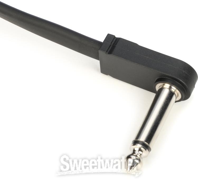 Hosa CFP-118 Flat Guitar Patch Cable - 18"