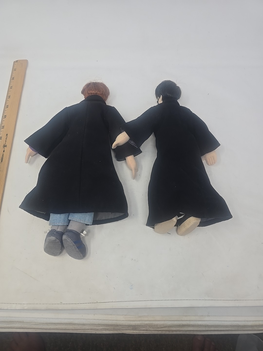 Gund Harry Potter and Ron Weasley Posable Plush Action Figures 2001 -set of two-