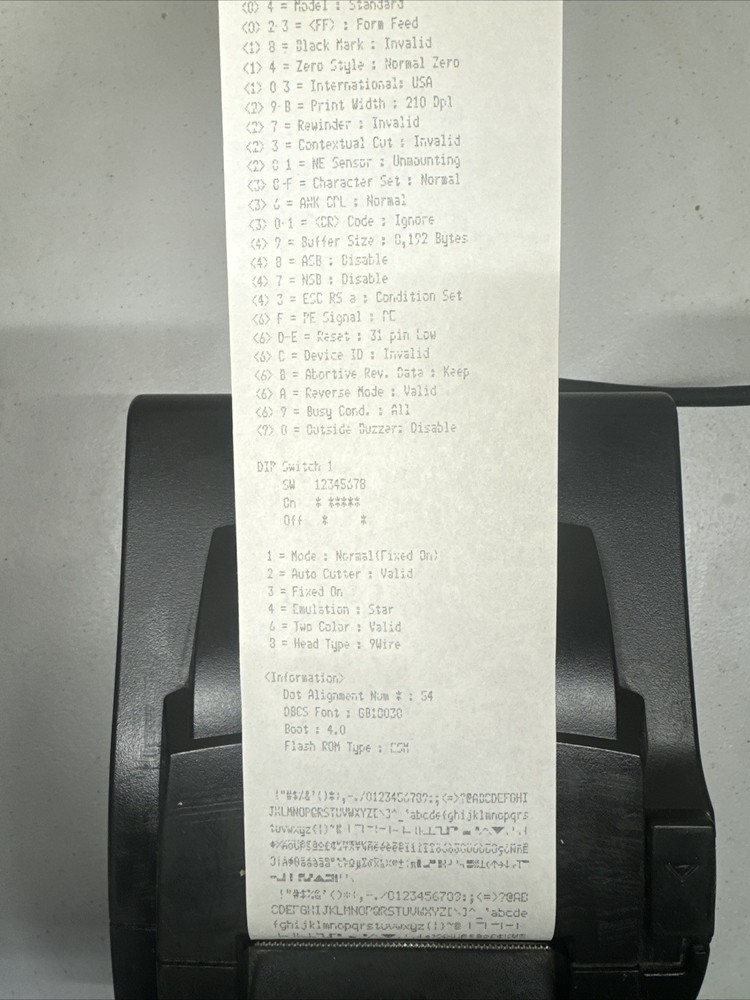 STAR SP700 SP742 Dot Matrix POS Receipt Printer Parallel Interface-TESTED