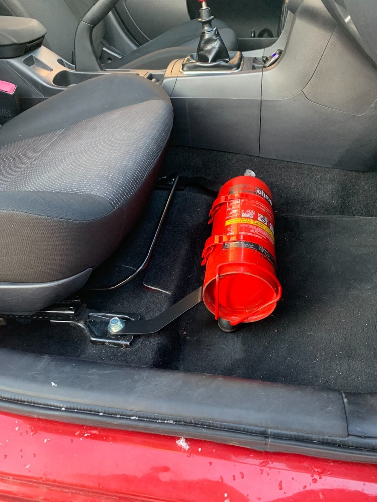 For Mitsubishi Lancer Evolution X fire extinguisher bracket