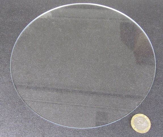 1/8" (.118") Thick x 8.00" Diameter Acrylic Circle Disc Clear 3 Pcs