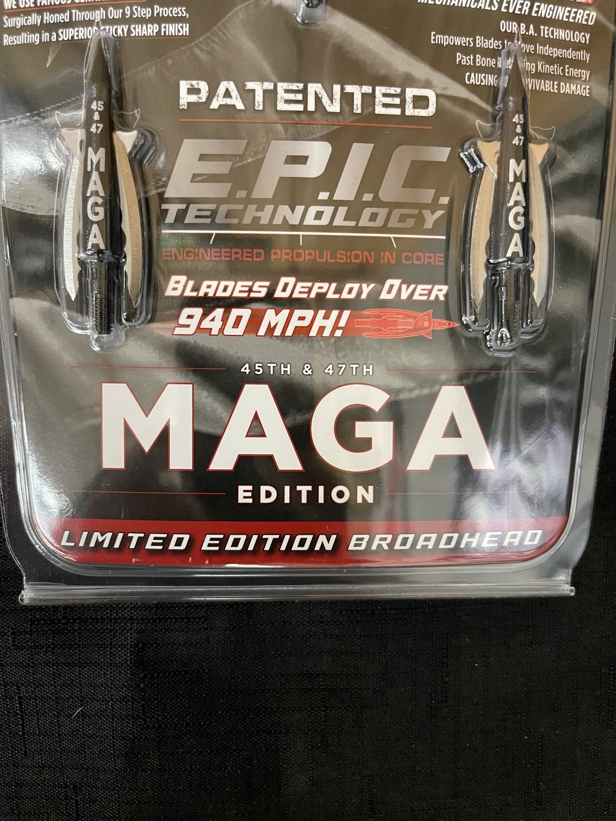 Beast Broadheads Special Edition MAGA 2 Blade 100gr 2.3" 3 Pack BRAND NEW