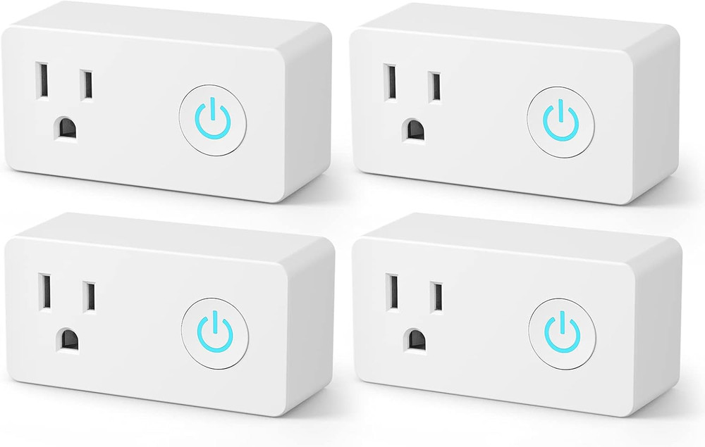 Wifi Heavy Duty Smart Plug Outlet, No Hub Required with Timer Function, White, C
