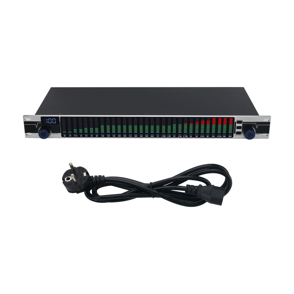 EQ111 220V 31-band Digital Equalizer Spectrum Display DSP Processor for Stage